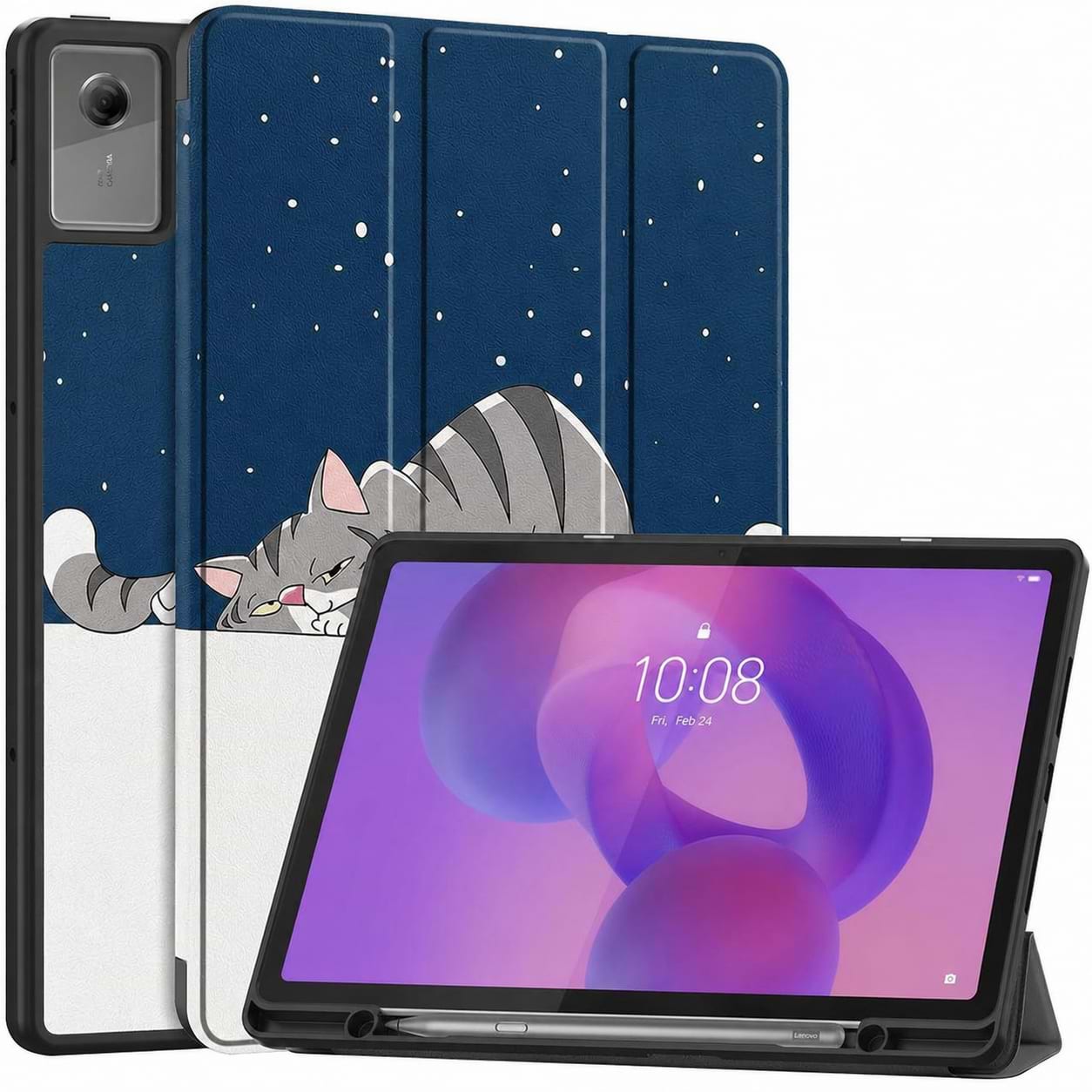 Чохол для планшета BeCover Flexible TPU Mate з кріпленням for Lenovo Idea Tab/K11 (2nd Gen) TB336/Xiaoxin Pad (2025) 11" Good Night (715637)